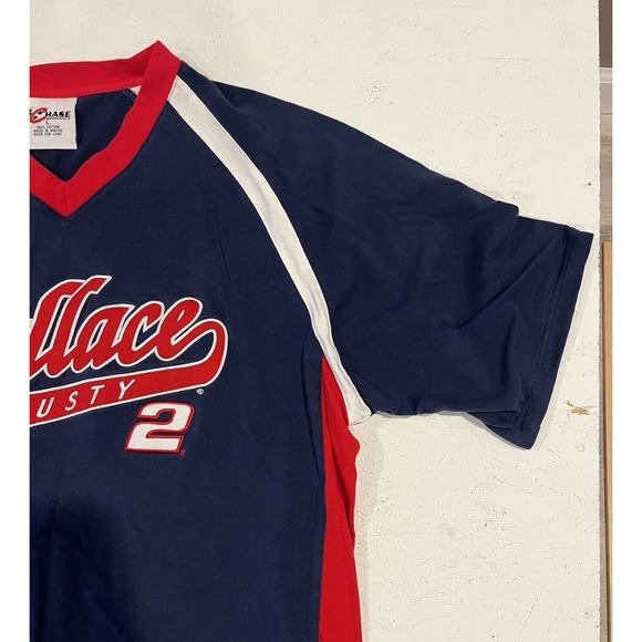 Vintage NASCAR Rusty Wallace Racing #2 Jersey Shirt Mens Large By Chase - Picture 5 of 8